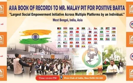 Positive Barta : A Nationwide Movement of Empowerment and Positivity to be Honored by Asia Book of Records