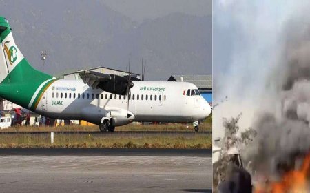 Nepal Plane Crash | Passenger Aircraft Crashes Near Pokhara, 25+ Feared Dead