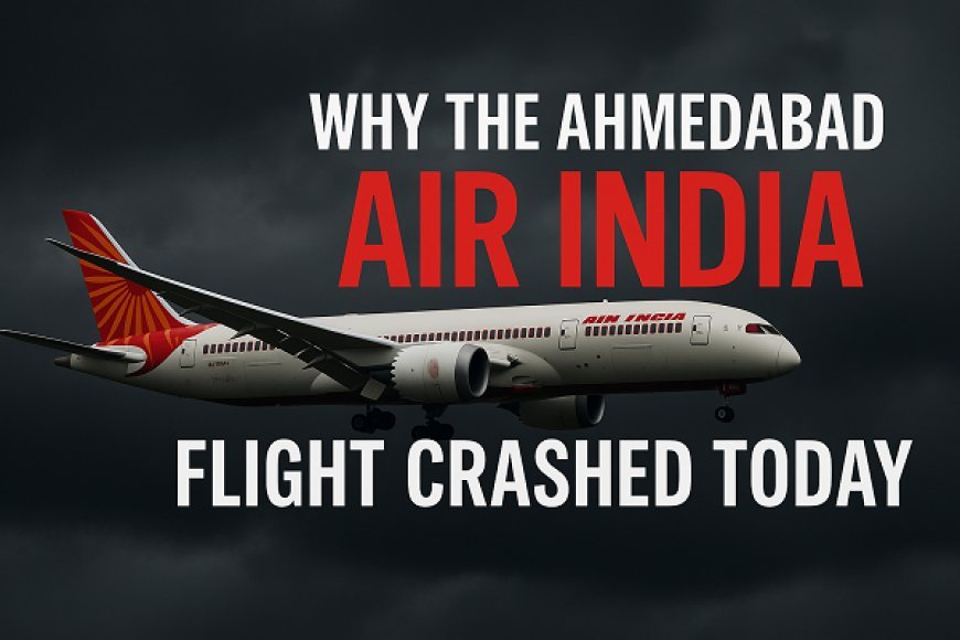 Why the Ahmedabad Air India Flight Crashed: Main Reasons