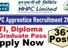 NHPC Limited Apprenticeship Recruitment 2025 | Apply Online Now