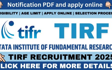 TATA Institute of Fundamental Research Recruitment 2025 | Apply Online