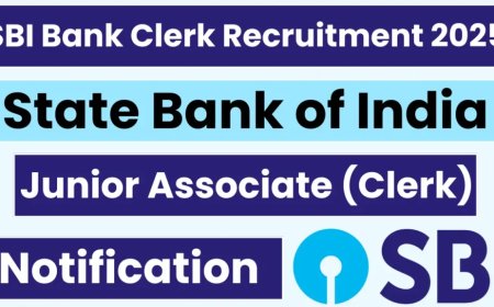 State Bank of India Junior Associate Recruitment 2025 (SBI) | Apply Online
