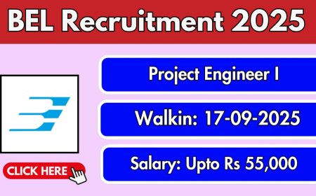 BEL New Job Vacancy 2025 | Apply Online for Field Operation Engineer & Project Engineer Posts
