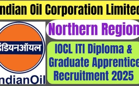 Indian Oil Corporation Limited Recruitment 2025 (IOCL) | Engagement of Trade, Technician & Graduate Apprentices – Northern Region