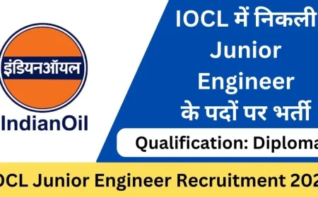 Indian Oil Recruitment 2025 | Apply for Junior Engineer/Officer Posts