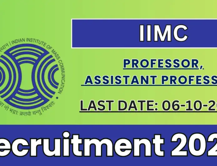 Indian Institute of Mass Communication Recruitment 2025 | Apply for Faculty Posts